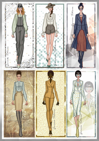 Fashion sketches sample
