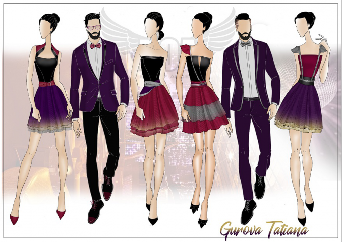Fashion sketches sample