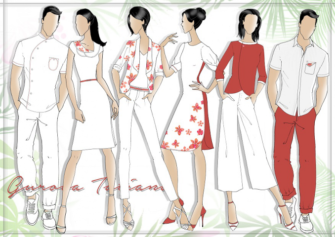 Fashion sketches sample