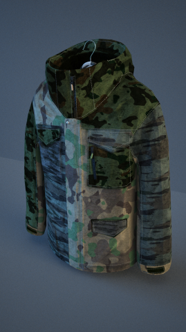 Low-poly ассет одежды