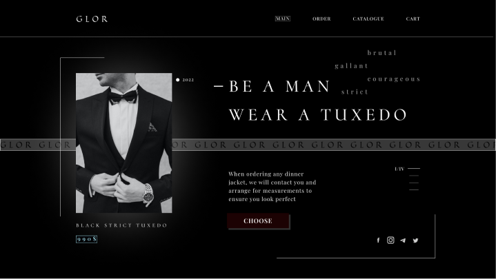 Дизайн гланых экранов на различные тематики (творческая работа)