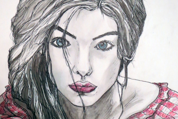 портрет девушки