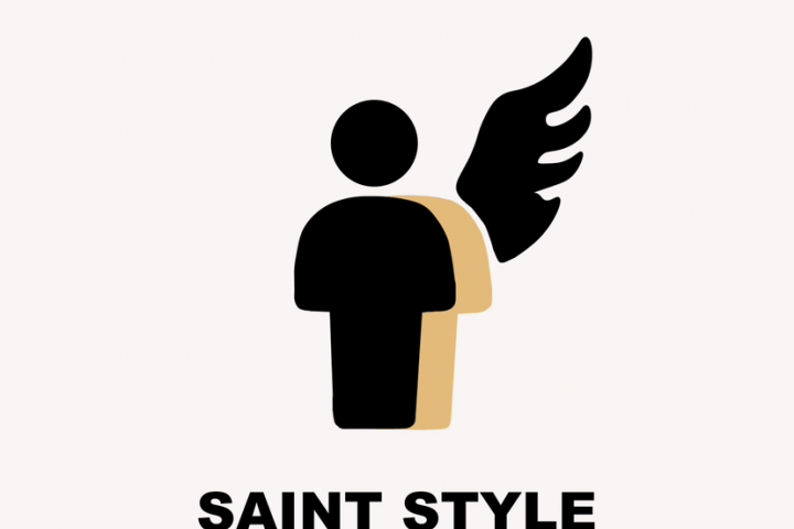 Логотип магазина кроссовок «Saint Style”