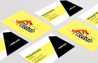 Визитка компании Retab