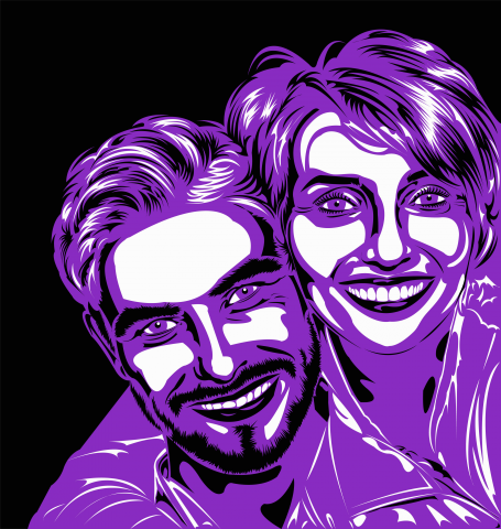 Pop- Art Vector Portrait