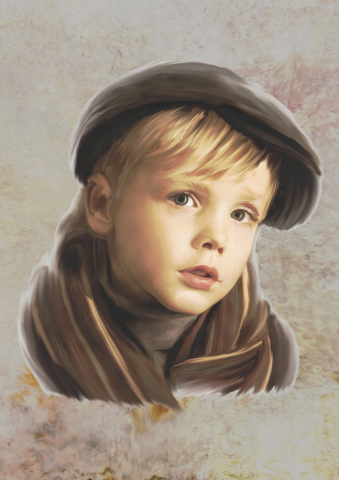 Имитация масляной живописи