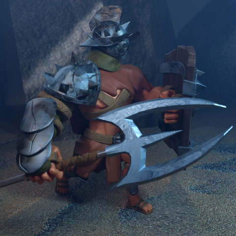 Гладиатор low poly