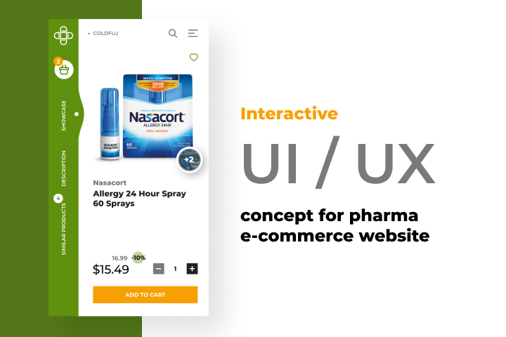 Концепция UI / UX для интернет-магазина