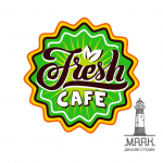 Разработка логотипа кафе Fresh
