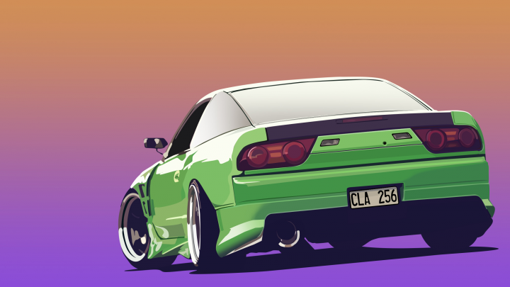 Векторный арт: Nissan Silvia