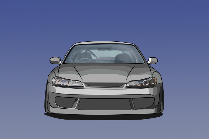Векторный арт: Nissan Silvia s15