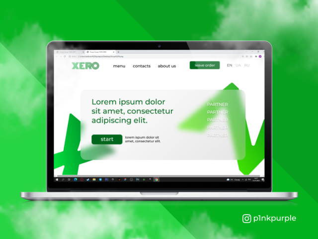 UI / UX Адаптивный Landing page | Торговля