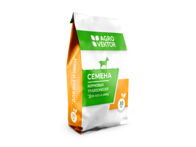 Дизайн мешка кормовых трав для Agro Vector