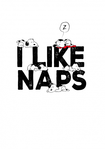 Принты. Серия Sleeping Snoopy