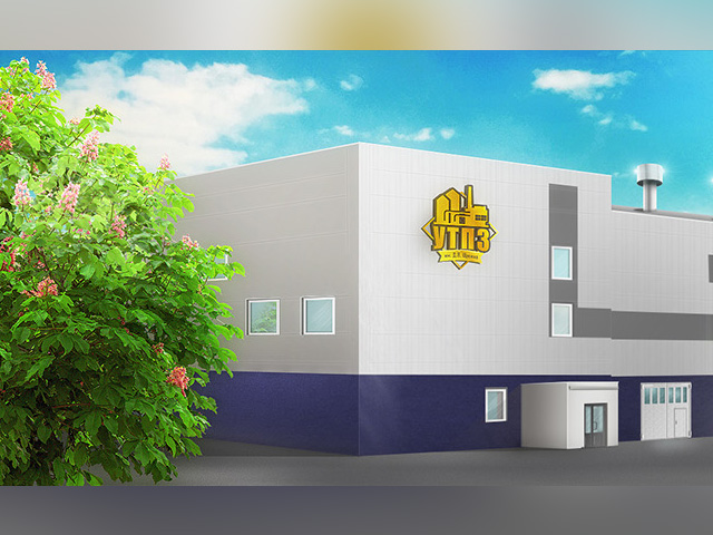 Отрисовка заводского корпуса по фото.