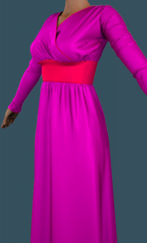 Элегантное длинное платье