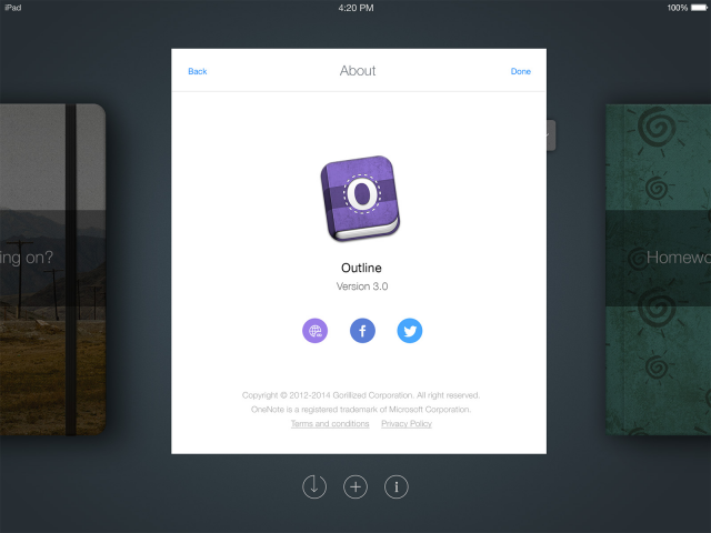 Outline for iPad
