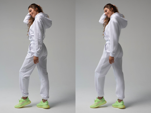 Разглаживание костюма