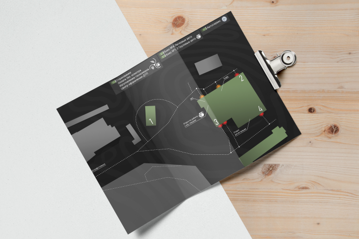 Дизайн карты местности