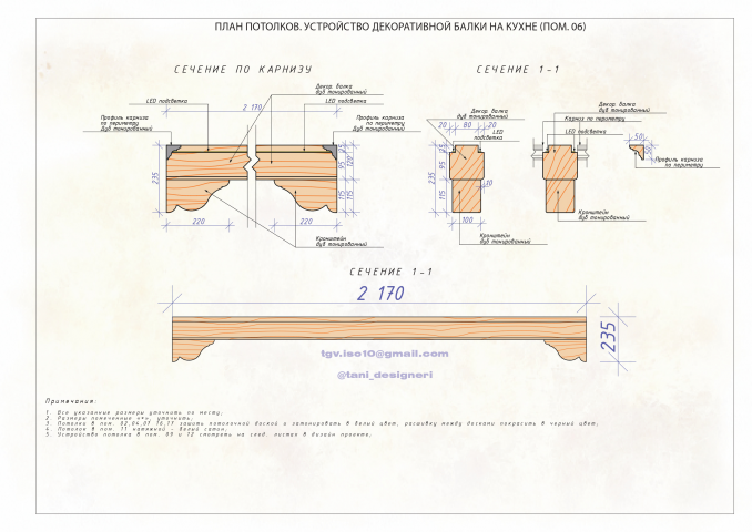 Декоративные элименты потолка