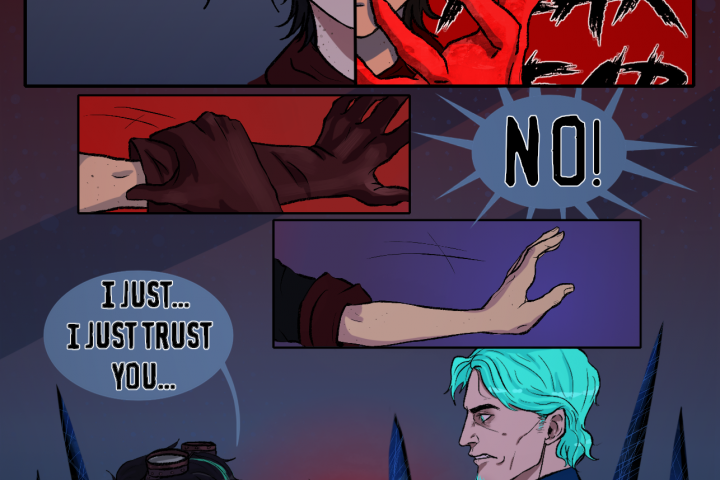 Страница комикса по мультсериалу "Рапунцель"