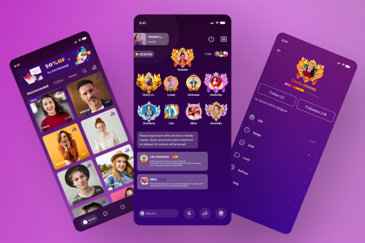 Live streaming app