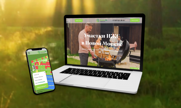 Сайт коттеджного поселка «ЯрцевоLife»