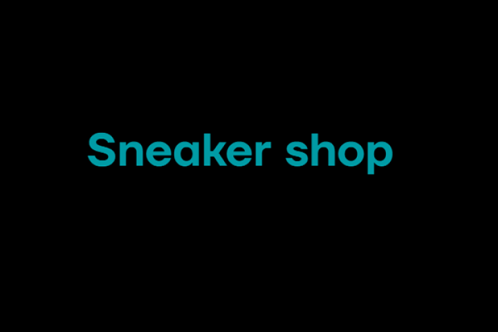 Сайт сделанный в программе Tilda. "Sneaker shop"