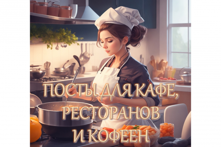 Посты в социальных сетях для кафе, ресторанов, кофеен