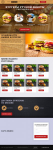 Дизайн Landing page для бургерной.