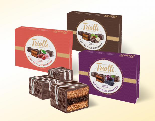 Triolli бисквитные конфеты