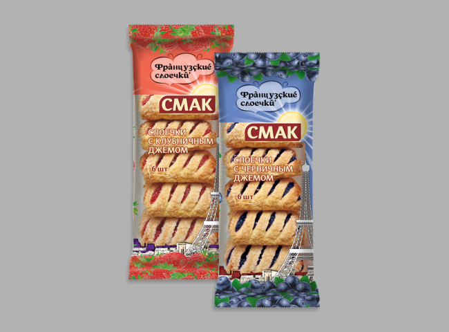 Слоечки СМАК "Французские улочки"