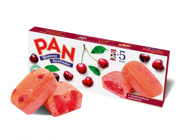 PAN цветные бисквиты