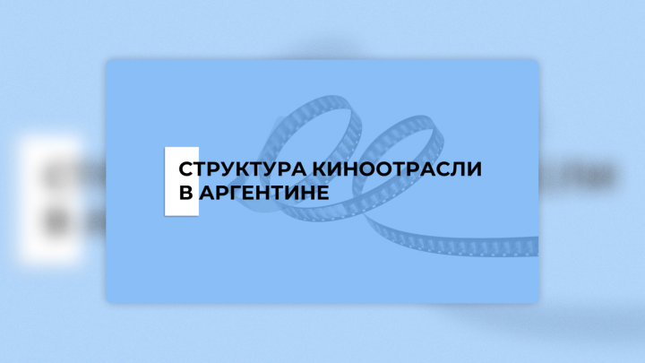 Структура киноотрасли в Аргентине (студенчекий проект)