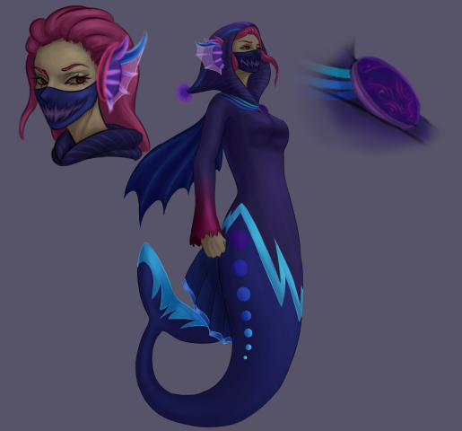 Дизайн Вестников Мрака (сирены) вариант 2