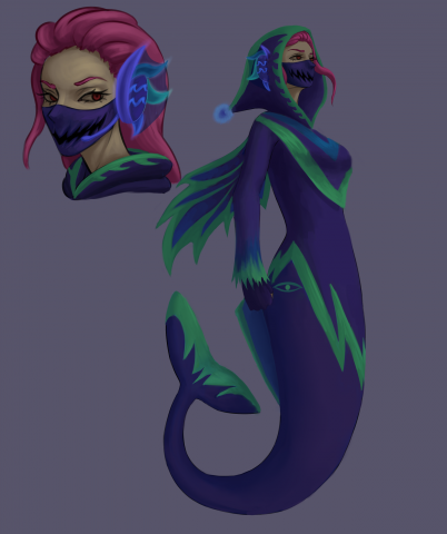 Дизайн Вестников Мрака (сирены) вариант 3