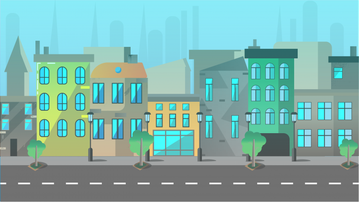 Городской пейзаж