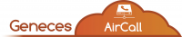 AirCall - знак для международной выставки. pr || Geneces