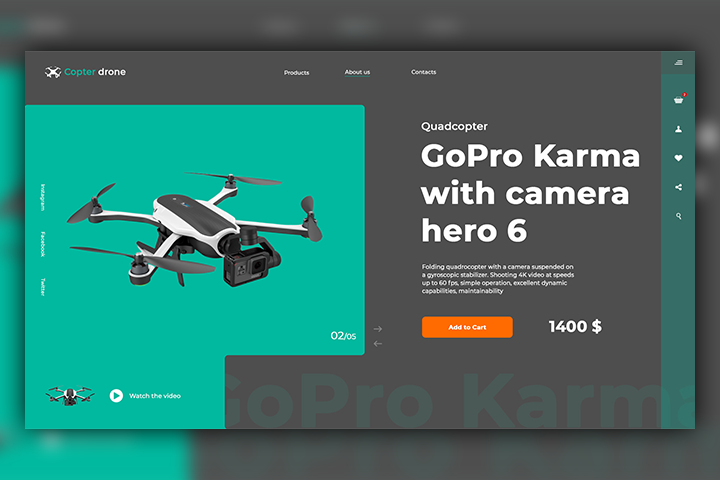 Copter drone