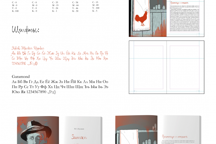 Вёрстка и иллюстрирование сборника рассказов