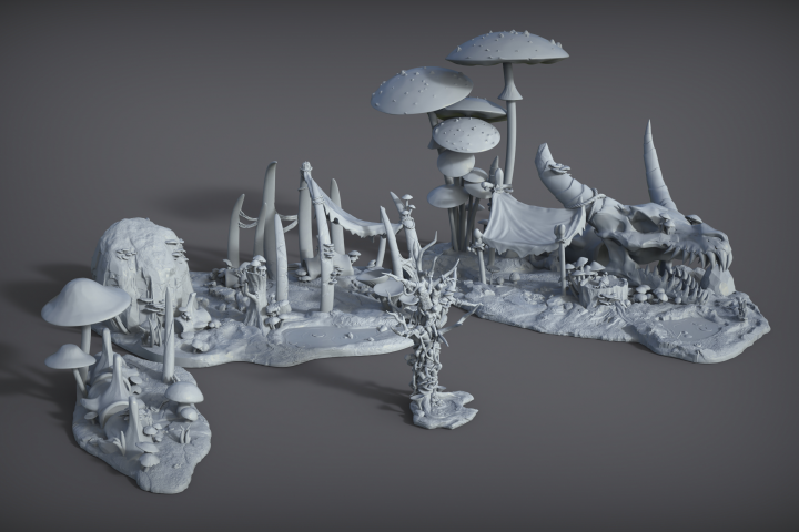 Plague Daemons Large Terrain