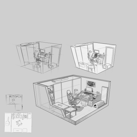 The room