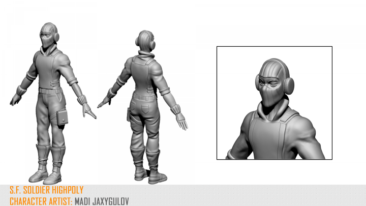 Special Forces Soldier Highpoly