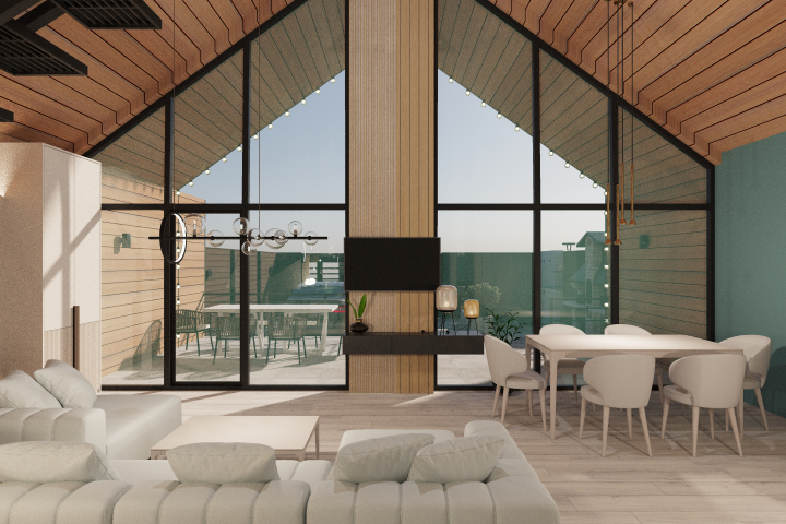 Барнхаус на берегу Каспия