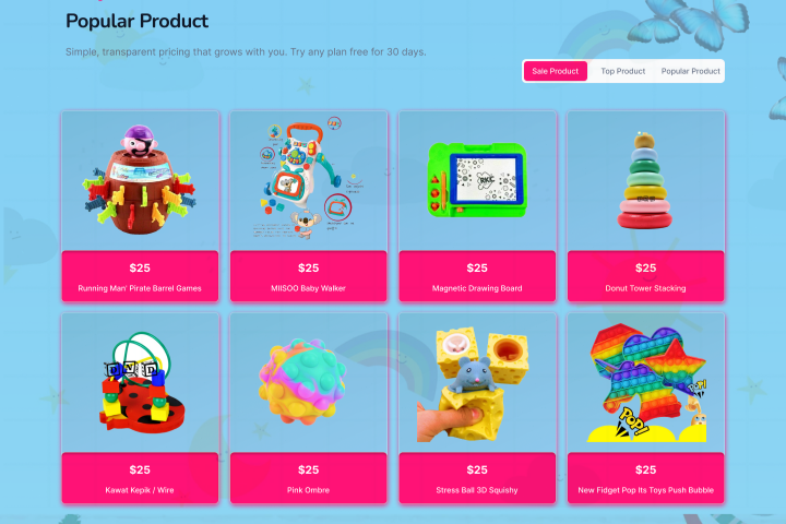 Landing ToysShop