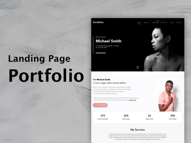Landing Page Портфолио