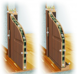 разрез двери