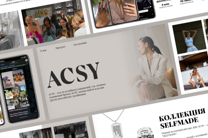 Презентация для Магазина Украшений ACSY
