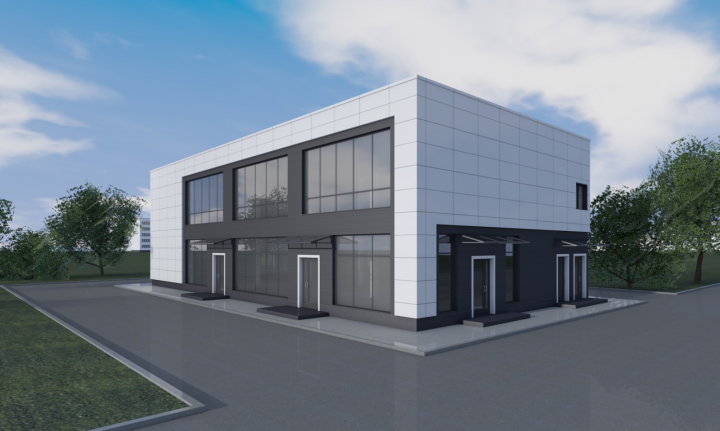 Визуализация нежилого здания