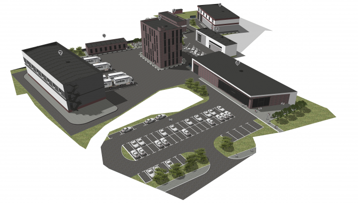 3D модель территории